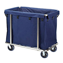 Jia He Carrello Carrello portautensili Rettangolare in Acciaio Inossidabile per Carrello di Pulizia della Camera d'albergo Carrello portautensili Portatile a Quattro Ruote