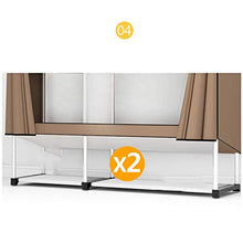 JHDDP3. Armadio Semplice Armadio Armadio in Stoffa Appeso Tessuto Assemblaggio Telaio Assemblaggio Cornice Armadio Deposito Camera da Letto Mobili da Letto 170 * 105 * 45cm 2