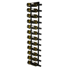 Cantinetta/scaffale per bottiglie/mensola HANG UP in metallo, colore: -, verniciata a polvere., Nero , 12 Flaschen