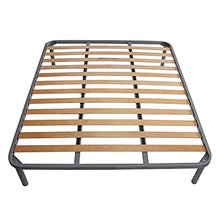 SomnusSana - Rete in Ferro con Piedi e Doghe in Legno cm140x190 H40 per materasso Francese
