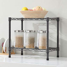 LYM &ripiano di stoccaggio Scaffale, Soggiorno Bagno Bagagli mensola della Cucina Multifunzione a 2 Strati di stoccaggio Rack 30 * 45 * 40cm Scaffale di Finitura