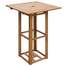 vidaXL Legno di Acacia Tavolo da Bar per Esterni Tavolo Bistrot Colazione