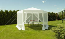 MT MALATEC Mobili da giardino con panchina da birreria, tavolo e panchina da campeggio, picnic, colore: bianco 9995