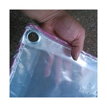 GDMING Telone Occhiellato Trasparente, Robusto Impermeabile Copertura Teloni per Balcone Antipioggia Coperture Vegetali, 2 Strati Addensare PE Foglio di Plastica, 49 Taglie