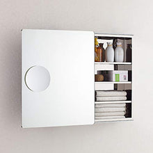Bathroom mirror cabinet Moderno E Minimalista Armadietto da Bagno Specchio in Acciaio Inox - Scatola da Parete con Specchio