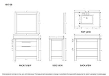 RUBEZA - Vanità da bagno Symyrna 900 mm, colore: Bianco