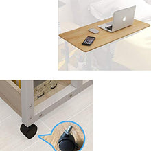 WSNBB Comodino Tavolo Portatile Tavolo Pigro Comodino Tavolino in Camera da Letto Mobile da Sollevamento Mini Studente Semplice (Color : A, Size : 80cm)