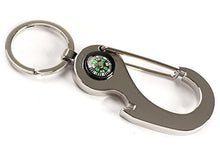 SaySure - Compass Keychain Waist Hanging Car Key Ring Climbing
