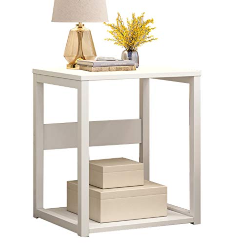 Comodino Semplice Camera Addensare Domestica Armadio Studio di Legno Solido nessun pompaggio Bagno Corridoio Locker 40X34X50cm FANJIANI (Color : White)