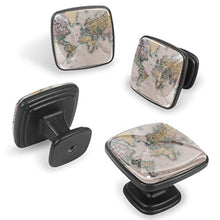 Mappa d'epoca 4 PCS Pomelli per Porta, Pomolo per Mobile, Pomelli per Mobili con Viti, Maniglia per Armadietto, Pomelli per Porta, Pomelli per Cassetti per Porta, Armadio, Cassetto e Credenza