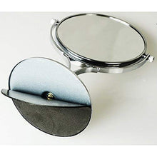 BD.Y Specchio per Trucco da 6 Pollici di Alta qualità - Specchio bifacciale Portatile/Specchio ingranditore/Specchio cosmetico 360 Gradi; Rotante