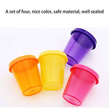 Mini di Plastica Contenitore per Alimenti,Usato per Congelatore Cucina Sicurezza Senza BPA Ermetico Quattro Colori Supplemento di Cibo Scatola di Immagazzinaggio-E