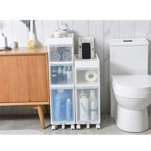 Armadietto impermeabile multi-strato di stoccaggio armadietto bagno finitura combinata armadio armadio armadio di varie dimensioni ordinato (dimensioni: 22 x 45 x 63 cm), 22 x 45 x 96 cm
