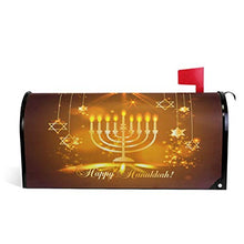 Happy Hanukkah Shining Stars - Coperture magnetiche per cassetta delle lettere, grandi dimensioni, dimensioni 64,8 x 53,3 cm