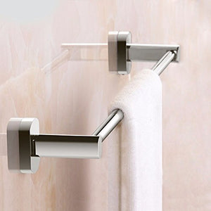 MBYW Portasciugamani Moderno e Minimalista Alto carico Portasciugamani Elegante da Bagno Mensola portaoggetti Porta Asciugamani, Strato Singolo, Bagno, 65 cm Traforato