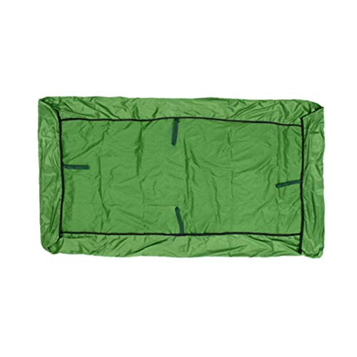 Easy-topbuy - Tenda di ricambio per tettuccio da giardino, copertura di ricambio per dondolo per veranda, patio Verde