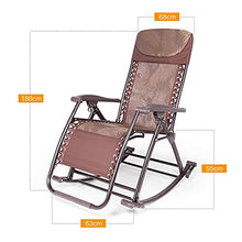 Sedia a dondolo pieghevole per prendere il sole pieghevole reclinabile per esterni regolabile pieghevole sedia a sdraio gravità zero per patio giardino spiaggia cuscinetto piscina Peso 150 kg