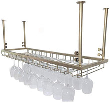 Leifeng Tower Classico Wine Rack Europeo Bar Hanging Rack, Oro Ferro battuto Altezza Regolabile Bancone Raffreddamento del Vino, può Appendere Bicchieri di Vino Multipla