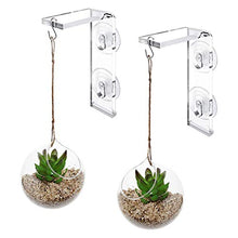 kdjsic 2-Pack Ventosa per Finestra - appendi Piante all'Interno o all'Esterno, Comodo Gancio per Finestra per mangiatoie per Uccelli, Ornamento