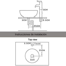lilili Lavabo da Appoggio Lavabo Bagno, Ceramica Lavandino da Appoggio Laterale dell'Acqua Quadrato Trucco Unico Bacino 48x37x13cm (Color : There Are Accessories)