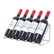 CYQ Portabottiglie per Vino Espositore per Vino Supporto per Vino Armadio per Vino Decorazione per Tavolo da Bar Portabottiglie in Ferro battuto 41x15.2x15.2cm Portabottiglie per Vino Rosso