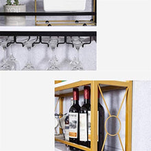 Leifeng Tower Classico Wine Rack Ferro Battuto Materiale Double Wall Hanging Wine Rack casa condimento Creativo Wine Grape Rack Decoration (Color : Gold+Black)