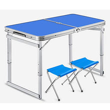 WNN-URG Pieghevole Tavolo e 2 sedie, Portatile Registrabile del Picnic Esterno di Campeggio Tavolo Buffet Wedding Cucina Colazione Bar Set Market Garden Partito dell'automobile al Coperto URG