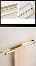 AWOPH Scaldasalviette oro argento nero appeso a parete portasciugamani portasciugamani doppio asciugamano bar bagno hotel bagno argento