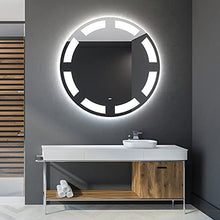 Artforma Specchio Rotondo da Bagno Controluce LED | 95 cm | su Misura | Personalizza Specchio Tondo da Parete Bagno | LED Premium | Colore LED - Bianco Freddo/Caldo | L34