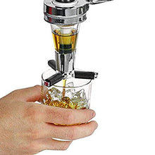 Chutoral, 3 bottiglie di liquore, supporto da parete in lega di alluminio, portabottiglie, dispenser per birra alcolica, dispenser per vino da bar