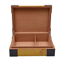 CLJ-LJ General Cigar Pacchetto Nero Giallo Cucitura Legno di Cedro humidor in Legno Scatola