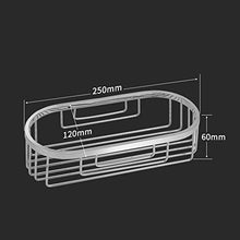 IUYJVR Cestino portaoggetti da Bagno Rettangolare Argento Mensola portaoggetti antiruggine Portaoggetti da Parete Organizer Portaoggetti in Acciaio Inossidabile lucidato con Viti, Accessori da bagn