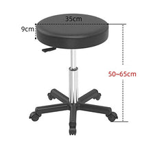 SXRDZ Gambe Sgabello su Ruote, di Bellezza di Massaggio Scopare Sedia Regolabile Girevole Salon Sgabello for Manicure Tatuaggio del Salone della Stazione termale del Dentista