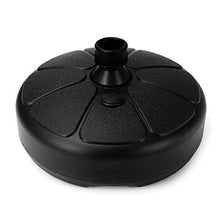 dDanke - Base per ombrellone in plastica a forma rotonda, 30 kg, riempibile con sabbia per esterni, patio, cortile, ombrellone, supporto adatto per asta da 35 a 38 mm