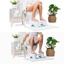 HappyPo l'Originale Sgabello Bagno Conosciuto dalla TV | Panchetto Bagno per un Sollievo Delicato e più Rapido | Rialzo WC per Bambini e Adulti per Posizione di Seduta Raccomandata dai Professionisti
