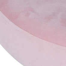 Sgabello rotondo da vanità, moderno, girevole a 360 gradi, regolabile, per bagno, camera da letto (rosa)