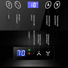 Armadio per Sigari Umidificatore A Temperatura E umidità Costanti Armadietto Idratante per Sigari Armadietto per Sigari Ripiano in Legno di Cedro (Color : Black, Size : 45x52.5x72.5cm)