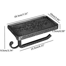 Shanks 'Shop. Supporto Di Carta TtoOLet, Supporto For Telefono Cellulare, Portasciugamani, Toilette In Lega Di Alluminio Gancio For Il Bagno Del Bagno, Può Contenere Telefoni Cellulari, Chiavi, Portac