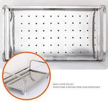 LYM &ripiano di stoccaggio Scaffale for spezie da Cucina in Acciaio Inossidabile, organizzatore for Ripiani for Uso Domestico a Doppio Strato Multifunzione -2 Strati Scaffale di Finitura