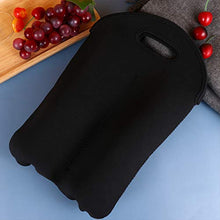 TOPBATHY Portabottiglie Isolante in Neoprene per Birra Acqua Lattina Custodia per Tote Custodia per 2Bottles Borsa Termica per Neonati per Picnic di Viaggio (750 Ml Azzurro)