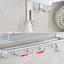 AINIYF Bagno Bagno Doccia Mensola Organizzatore Parete di Alluminio dello Spazio Punch Colla Libera Torre Gancio Fence Agganciare (Dimensione: 60x135x205mm)