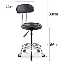 ZHJING Seggiola da Bar Moda Creativa Sedia Girevole Bar Stool Bar Chair Ascensore Rotante Back Home Sgabello Alto Rotonda Sgabello (Color : C)
