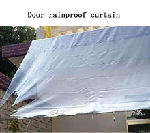 GJSN Outdoor Multiuso Incatramata-Incatramata Casa Chiaro Tarp Impermeabile con Occhielli - Pvc Trasparente Heavy Duty Resistente Allo Strappo per Piante Grasse/Finestra, 19-Mil,0.5Mm-1.6X3.1M