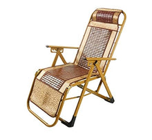 Lettini prendisole Sedie da giardino Stuoia estiva Sedia da salotto Sedia pieghevole Sedia per il tempo libero Ufficio pigro Pausa pranzo per la siesta Sedia da esterno portatile in bambù Sedia da sp