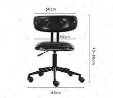 ZBY Sedia, Sedie, Imbottiture per Braccioli, Seggiolone, Sgabelli Sgabelli da Bar, Sedia per Computer in Legno Massello Vintage Americano Piccola Sedia Girevole Può Sollevare Poltrona,# 3