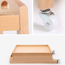 LYM &ripiano di stoccaggio Scaffale Domestico in Legno massello Mobile Soggiorno Camera da Letto Storage Rack Cucina Landing Storage Shelf Trolley Scaffale di Finitura