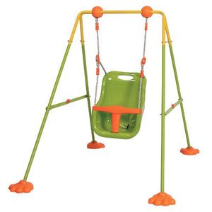 ALTALENA DONDOLO ALLEGRA BABY GIOCO BIMBO IN ACCIAIO PER ARREDO ESTERNO GIARDINO