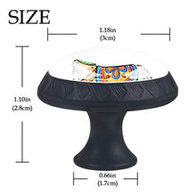 Set di 4 maniglie rotonde per armadio da cucina, credenza, cassettiera, cassettiera, con viti, per cucina, comò, armadietto, bagno, armadio