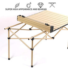 Il Piano Del Tavolo In Lega Di Alluminio Può Essere Arrotolato Tavolo Da Campeggio Pieghevole Portatile E Set Di Sedie Utilizzato Per Tavolo Da Pranzo All'aperto Tavolo Da Barbecue Tavolo Da Cucina