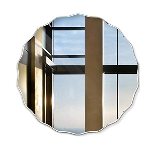 SHYPA Parete Specchio Specchio del Bagno di Trucco dello Specchio Retro Decorativo Specchio Specchio Rotondo Specchio del Bagno Bagno Specchio Decorativo